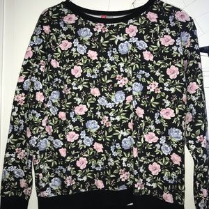 Flower sweat shirt